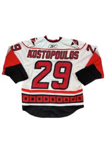 2011 Tom Kostopoulos Carolina Hurricanes All-Star Game-Used & Autographed Jersey