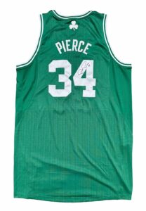 2012-13 Paul Pierce Boston Celtics Game-Used & Autographed Jersey