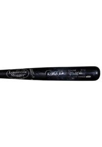 2012 Derek Jeter NY Yankees Game-Used & Autographed Bat