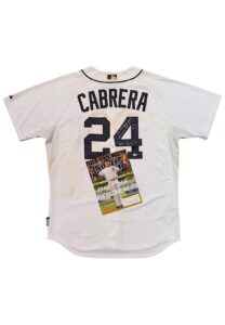 2012 Miguel Cabrera Detroit Tigers ALCS HR Game-Used & Autographed Jersey