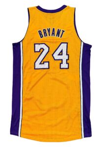 2013-14 Kobe Bryant LA Lakers Game-Used Jersey