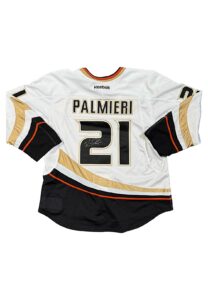 2013-2014 Kyle Palmieri Anaheim Ducks Game-Used & Autographed Jersey