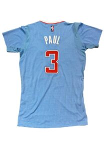 2014-15 Chris Paul LA Clippers Game-Used Jersey