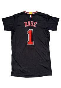 2015-16 Derrick Rose Chicago Bulls Game-Used Jersey