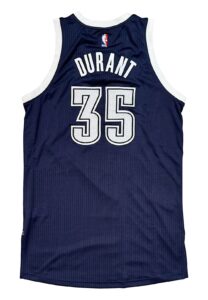 2015-16 Kevin Durant Game-Used OKC Jersey