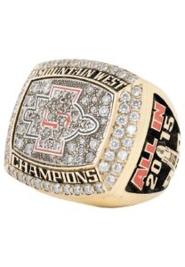 2015 San Diego State Aztecs Mountain West Football Conference Championship Staff Ring