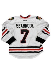 2016-17 Brent Seabrook Chicago Blackhawks Game-Worn Jersey