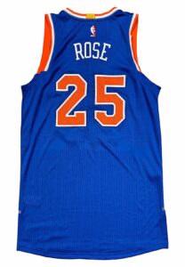 2016-17 Derrick Rose NY Knicks Game-Used Jersey