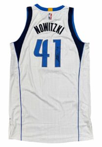 2016-17 Dirk Nowitzki Dallas Mavericks Game-Used & Autographed Jersey