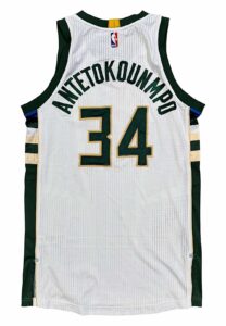 2016-17 Giannis Antetokounmpo Milwaukee Bucks Game-Used Jersey