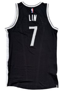 2016-17 Jeremy Lin Brooklyn Nets Game-Used Jersey