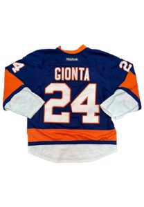 2016-17 Stephen Gionta NY Islanders Game-Used Jersey