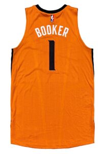 2016-2017 Devin Booker Phoenix Suns Game-Used Jersey