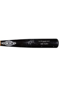 2016 Mike Trout Anaheim Angels Game-Used & Autographed Bat