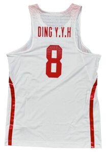 2016 Olympics Ding Yanyuhang China National Basketball Game-Used Jersey