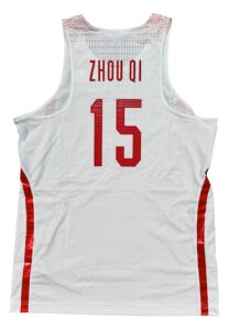 2016 Zhou Qi Olympic Team China Game-Used Jersey