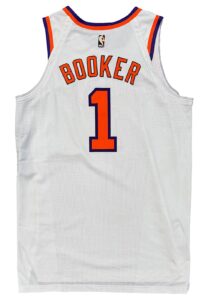 2017-18 Devin Booker Phoenix Suns Game-Used HWC Jersey