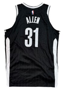 2017-18 Jarrett Allen Brooklyn Nets Game-Used Rookie Jersey