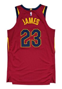 2017-18 LeBron James Cleveland Cavaliers Game-Used Jersey