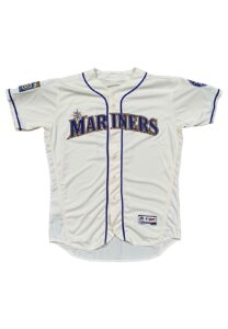 2017 Edgar Martinez Seattle Mariners Team-Issued Jersey