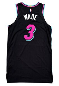 2018-19 Dwayne Wade Miami Heat Game-Used Jersey