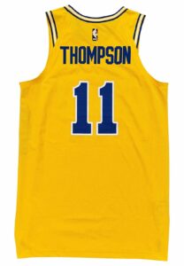 2018-19 Klay Thompson SF Warriors Game-Used Jersey