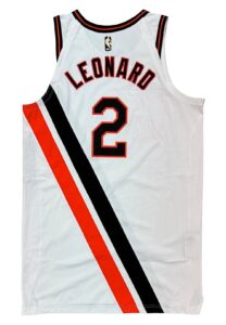 2019-20 Kawhi Leonard LA Clippers Game-Used Classic Braves Edition Jersey