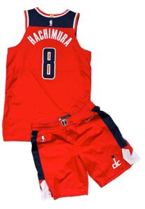 2019-20 Rui Hachimura Washington Wizards Game-Used Rookie Uniform