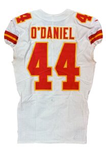 2019 Dorian O’Daniel KC Chiefs International Series Game-Used Jersey