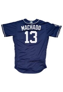 2019 Manny Machado SD Padres Game-Issued Jersey