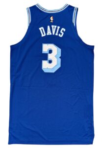 2020-21 Anthony Davis LA Lakers TBTC Game-Used Jersey