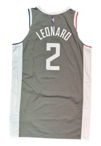 2020-21 Kawhi Leonard LA Clippers Earned Edition Game-Used Jersey