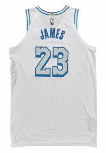 2020-21 LeBron James LA Lakers Game-Used Jersey