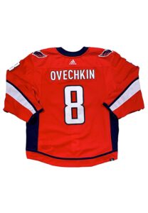 2021-22 Alex Ovechkin Washington Capitals Game-Worn Jersey