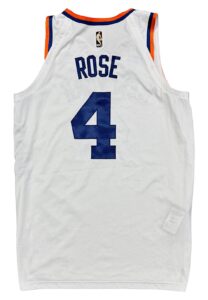 2021-22 Derrick Rose NY Knicks Game-Used Classic Edition Jersey