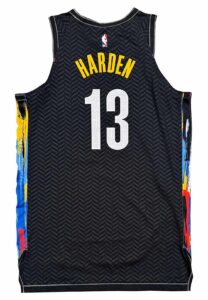 2021-22 James Harden Brooklyn Nets City Edition Game-Used Jersey