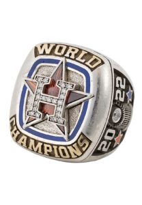 2022 Houston Astros World Series Ring Presented to Ballpark Employee