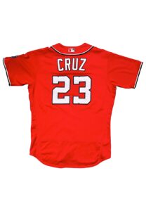 2022 Nelson Cruz Washington Washington Nationals Game-Used Jersey