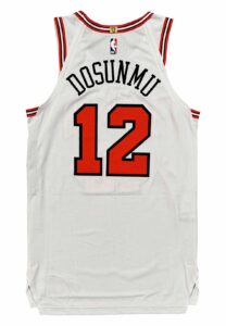 2023-24 Ayo Dosunmu Chicago Bulls Game-Used Jersey