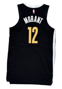 2023-24 Ja Morant Memphis Grizzlies City Game-Used Jersey