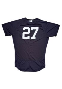 2023 Giancarlo Stanton NY Yankees Game-Used Pregame BP Jersey