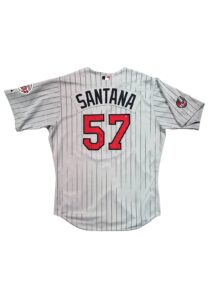 6/3/2007 Johan Santana Minnesota Twins Game-Used Jersey