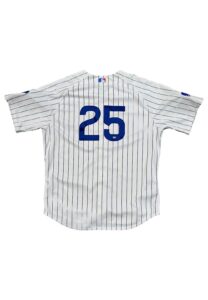 7/13/2014 Chris Bosio Chicago Cubs Coach-Worn TBTC Jersey