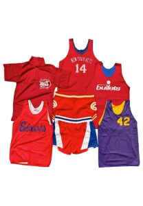 ABA/NBA Player-Worn Practice Jerseys & Game-Used Shorts