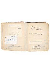 American History Autograph Book With Theodore Roosevelt, Franklin Roosevelt, Harry Truman and Others