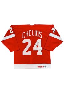 Chris Chelios Detroit Red Wings Signed Retail Jersey