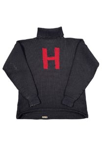 Circa 1899 Harvard University Football Sweater Attributed To Team Captain William Burden (Earliest Known Example • Excellent Condition)