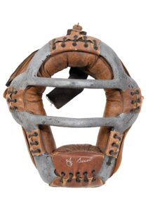 Circa 1950 Draper & Maynard Catcher’s Mask Attributed to Yogi Berra NY Yankees Autographed