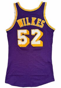 Circa 1980 Jamaal “Silk” Wilkes LA Lakers Game-Used Jersey