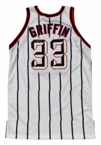 Circa 2002 Eddie Griffin Houston Rockets Autographed Jersey